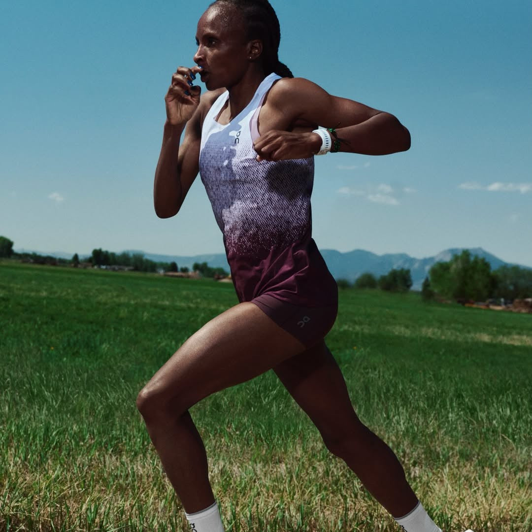 On Zero Tank Breathe | Foxglove / White | Womens