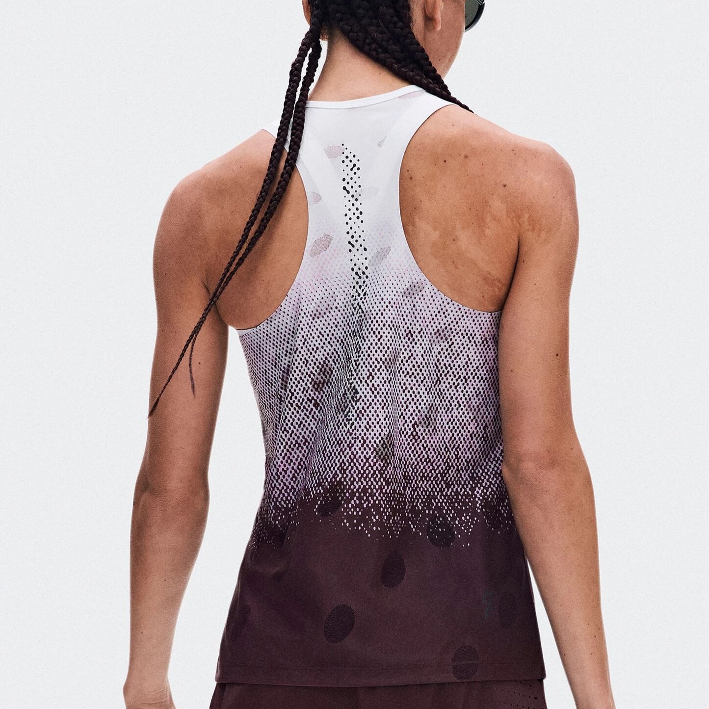 On Zero Tank Breathe | Foxglove / White | Womens