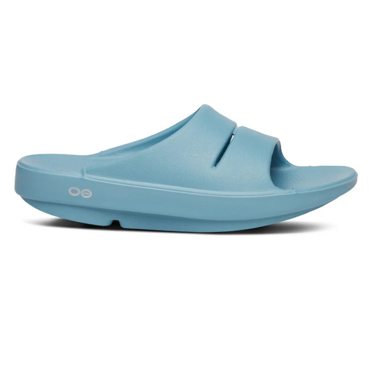 OOFOS OOahh Slide | Ocean Blue
