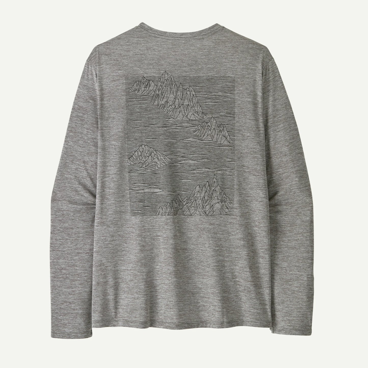 Patagonia Capilene Cool Daily Graphic L/S Shirt | Strataspire: Feather Grey | Mens