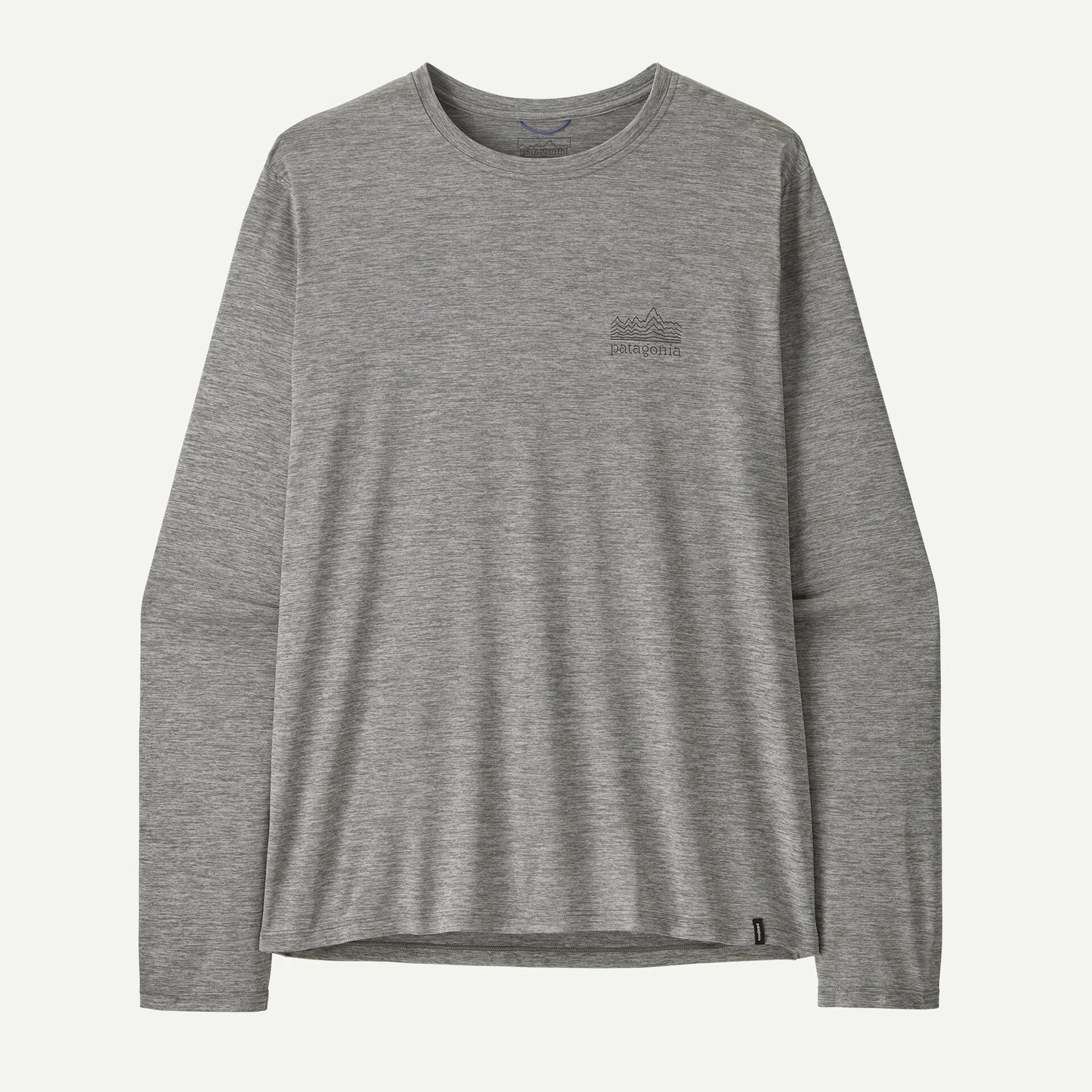 Patagonia Capilene Cool Daily Graphic L/S Shirt | Strataspire: Feather Grey | Mens