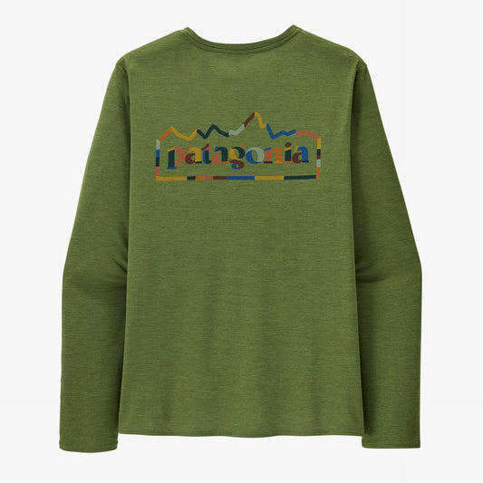 Patagonia Capilene Cool Daily Graphic L/S Shirt | Unity Fitz: Terrain Green X-Dye | Mens