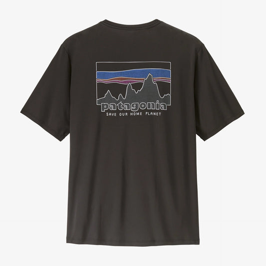 Patagonia Capilene Cool Daily Graphic Shirt | '73 Skyline: Black | Mens