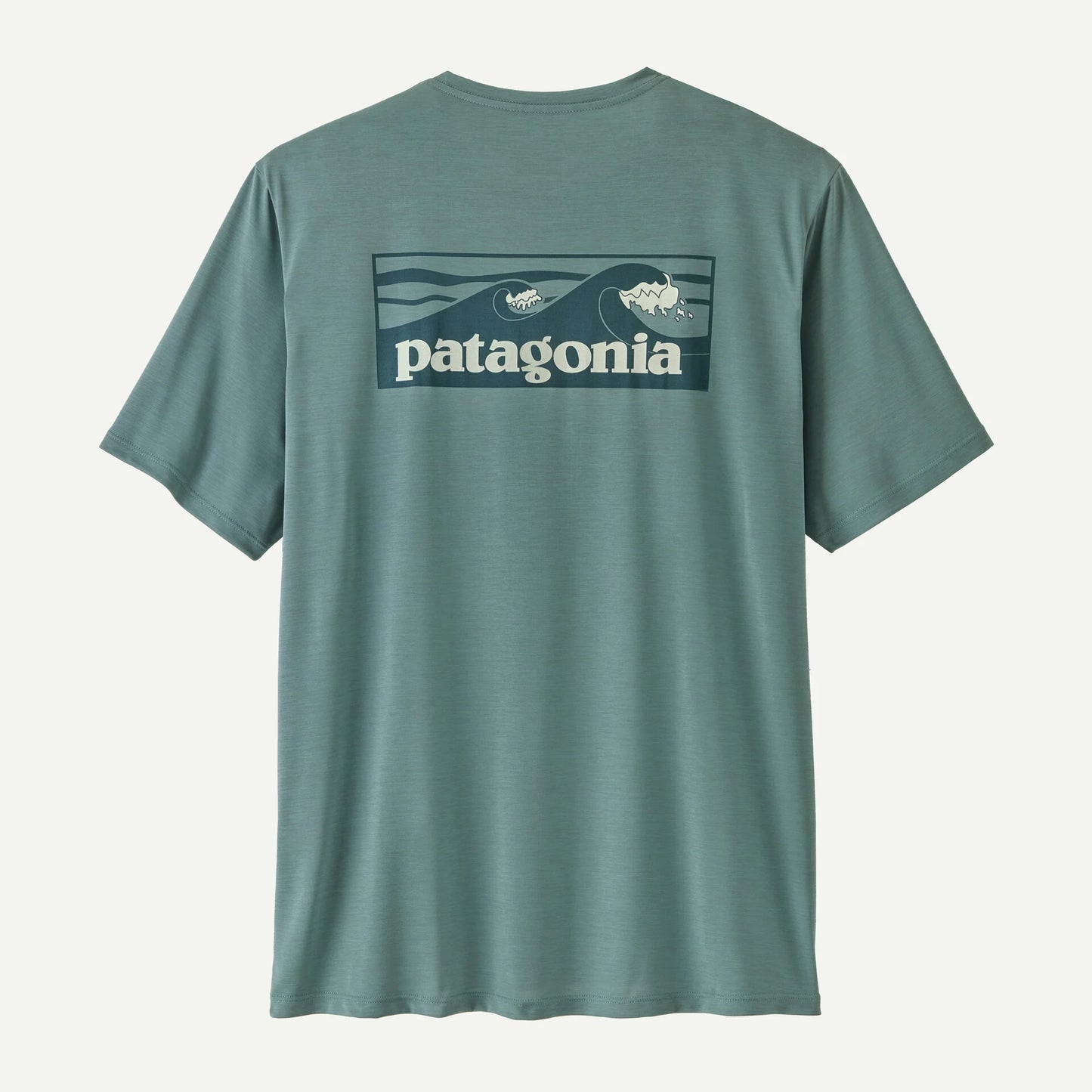 Patagonia Capilene Cool Daily Graphic Shirt | Boardshort Logo: Blue Sage X-Dye | Mens