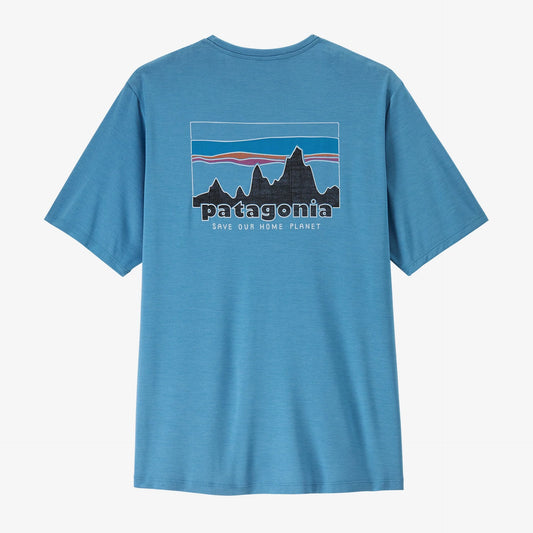 Patagonia Capilene Cool Daily Graphic Shirt | '73 Skyline: Shore Blue / Light Shore Blue X-Dye | Mens