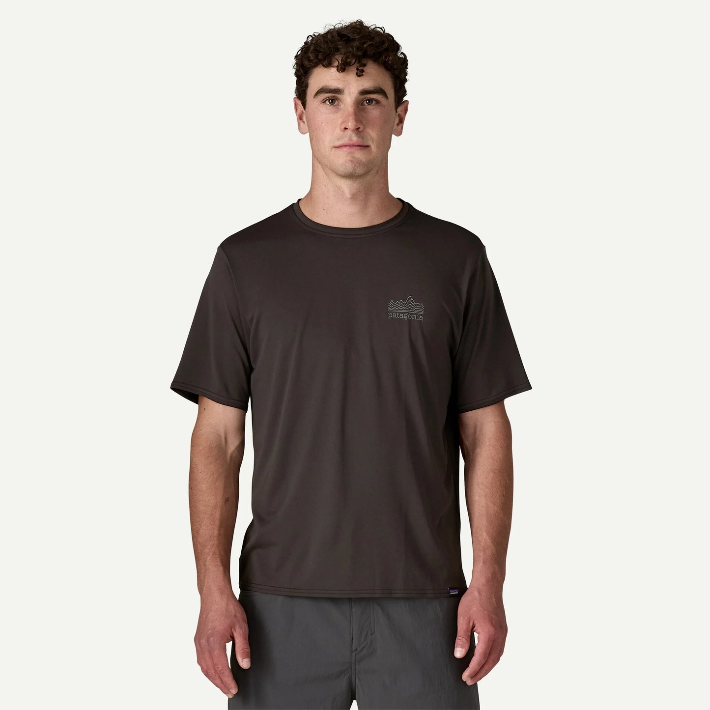 Patagonia Capilene Cool Daily Graphic Shirt | Strataspire: Black | Mens