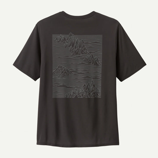Patagonia Capilene Cool Daily Graphic Shirt | Strataspire: Black | Mens