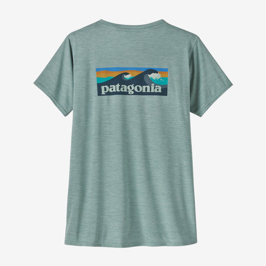 Patagonia Capilene Cool Daily Graphic Shirt - Waters | Boardshort Logo: Thermal Blue X-Dye | Womens