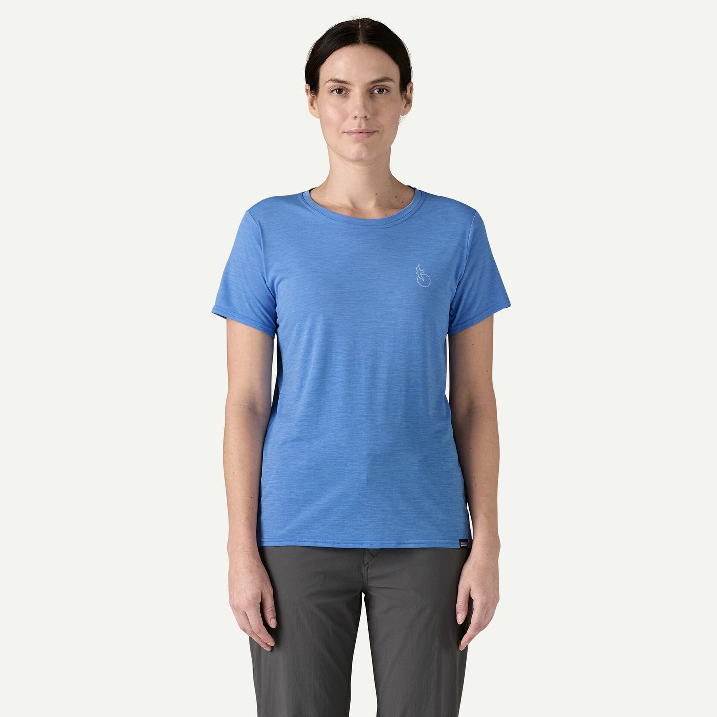 Patagonia Capilene Cool Daily Graphic Shirt - Waters | Swelldrifter: Abundant Blue X-Dye | Womens