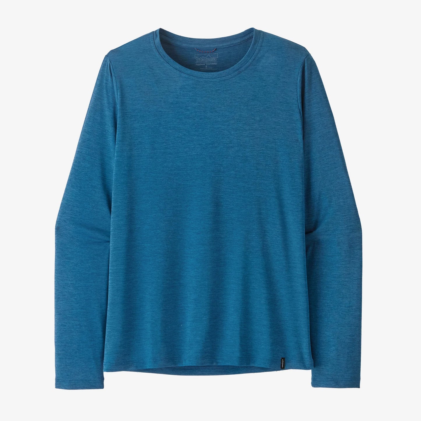 Patagonia Capilene Cool Daily L/S Shirt | Aquatic Blue / Light Aquatic Blue X-Dye | Womens