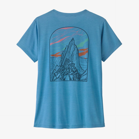 Patagonia Capilene Cool Daily Shirt | Cloud Crag: Shore Blue / Light Shore Blue X-Dye | Womens