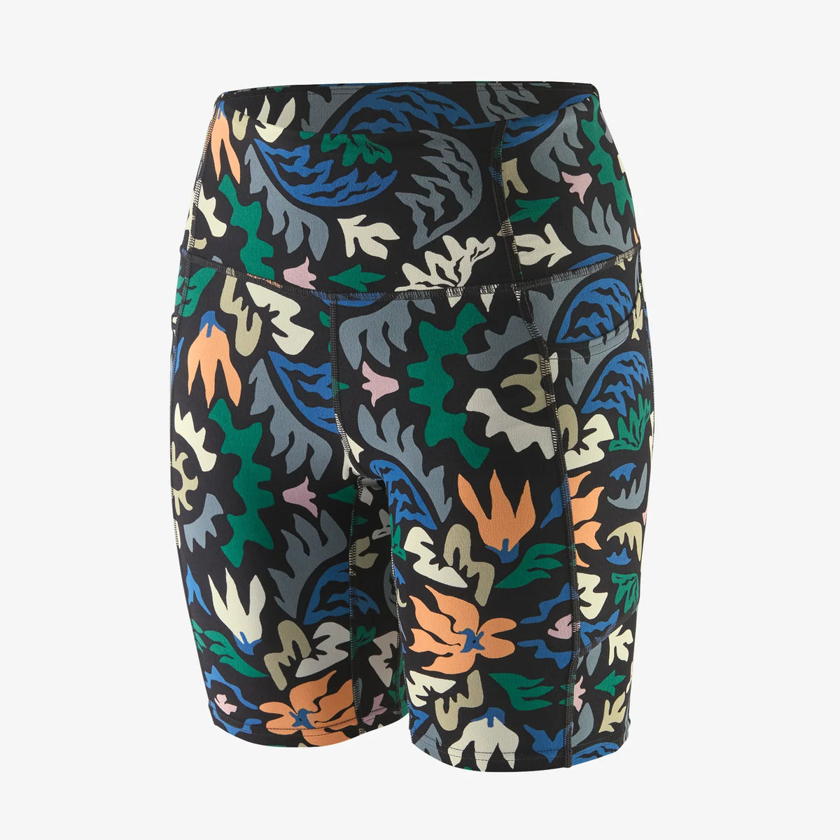 Patagonia Maipo 8 Inch Shorts | Kaleido: Black | Womens