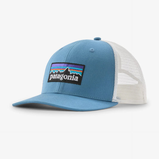 Patagonia P-6 Logo Trucker Hat | Shore Blue