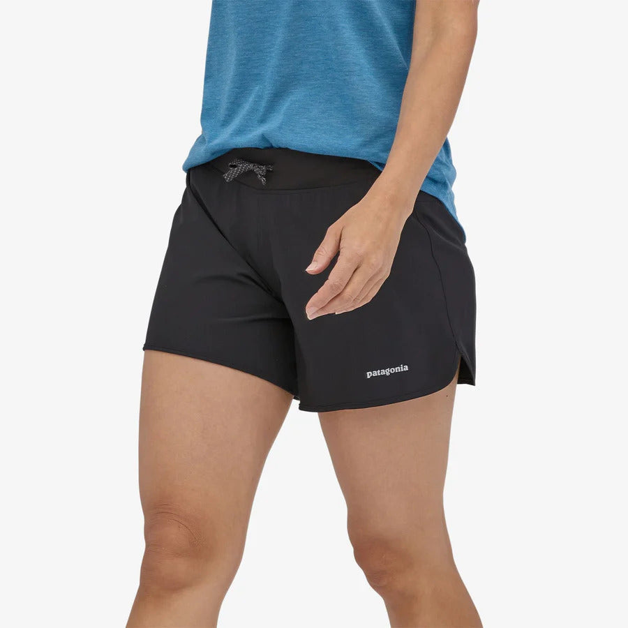 Patagonia 6" Nine Trails Shorts | Black | Womens