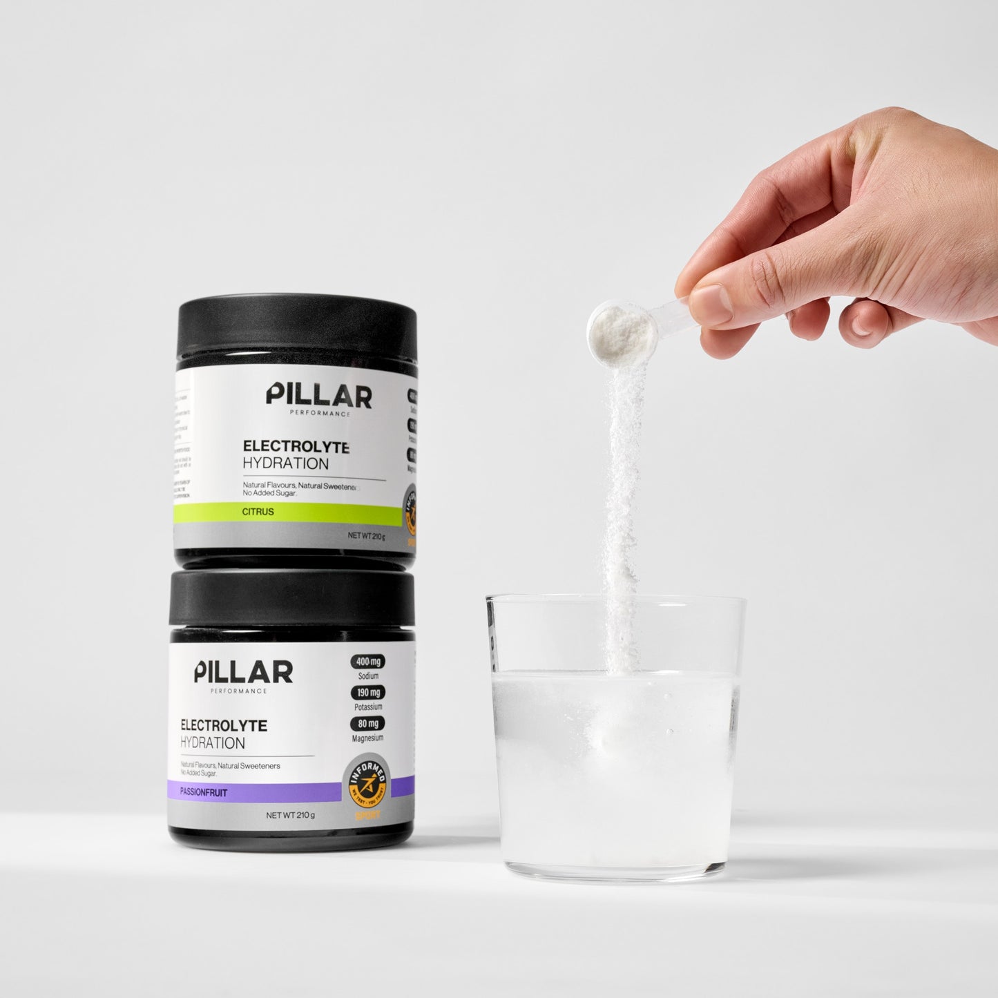 Pillar Electrolyte Hydration | 30 Serve Jar | Citrus