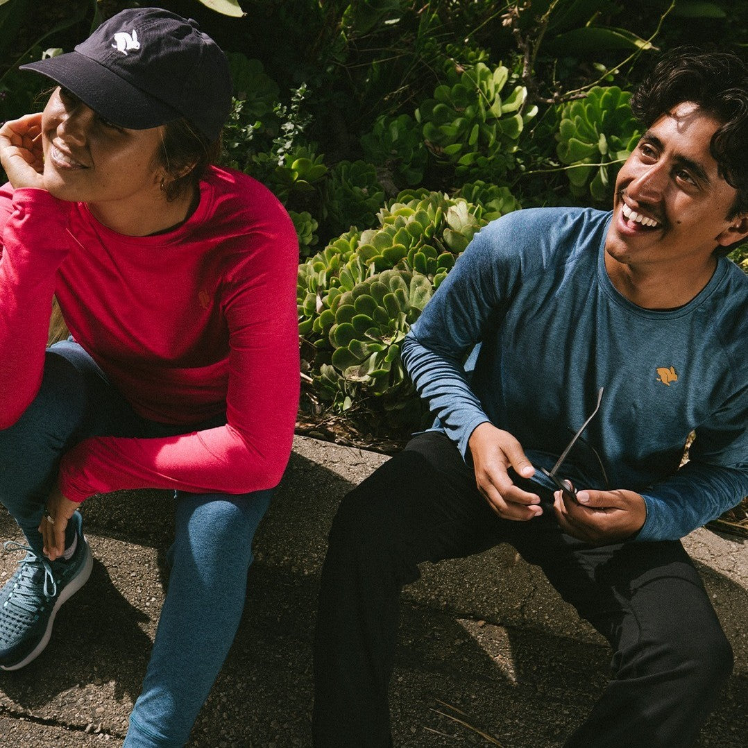 rabbit EZ Tee Long Sleeve | Bluestone | Mens