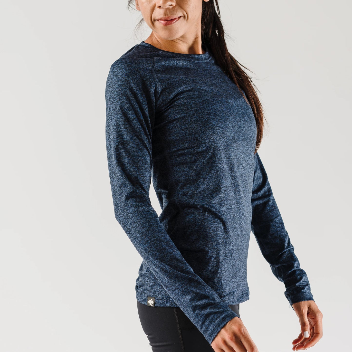 rabbit EZ Tee Long Sleeve | Eclipse Heather | Womens