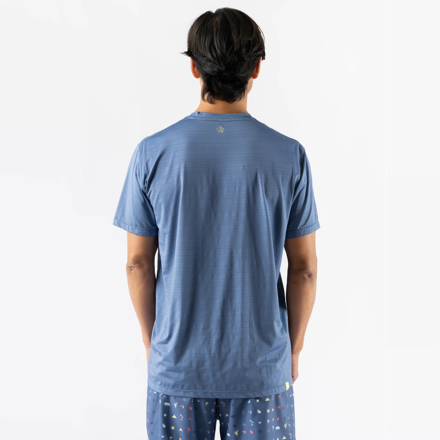 rabbit UPF SS Tee | Bijou Blue | Mens