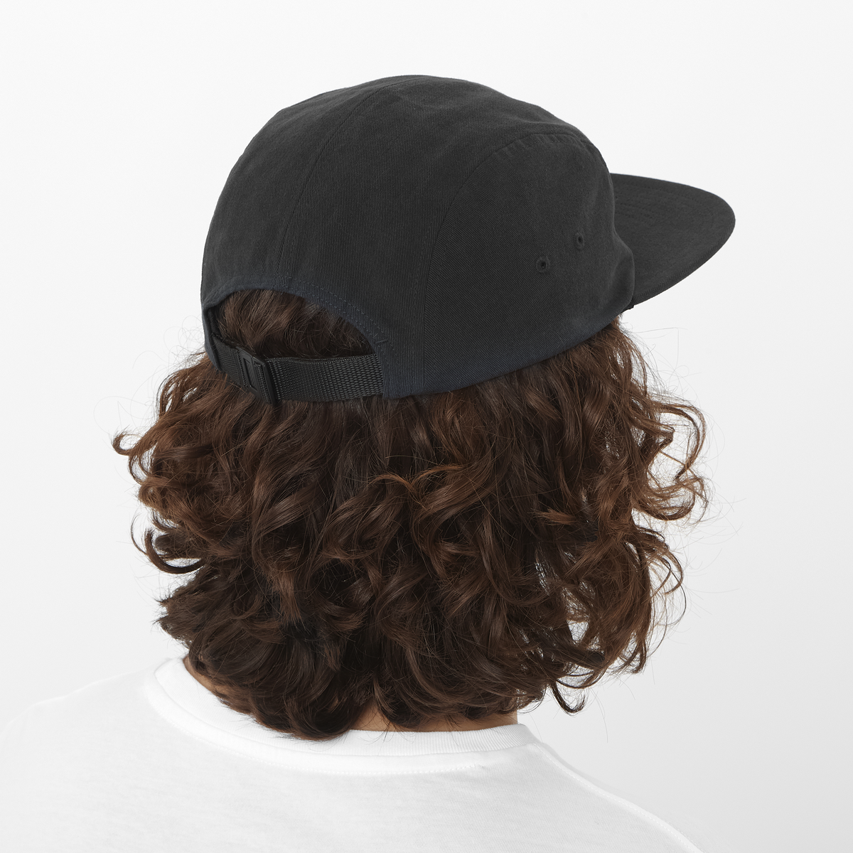 Salomon 5 Panel Cap | Deep Black