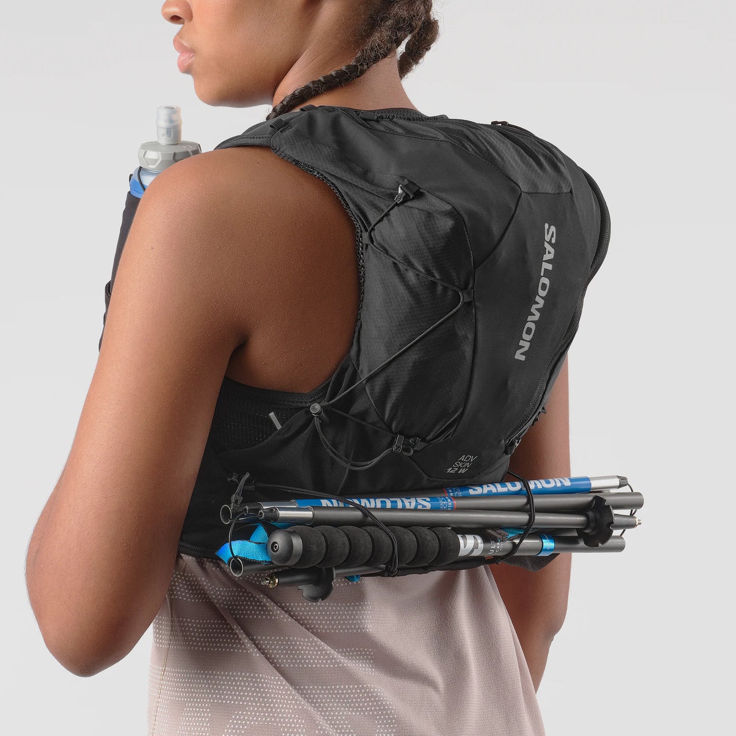 Salomon Adv Skin 12 Set (2025) | Black / Asphalt | Womens