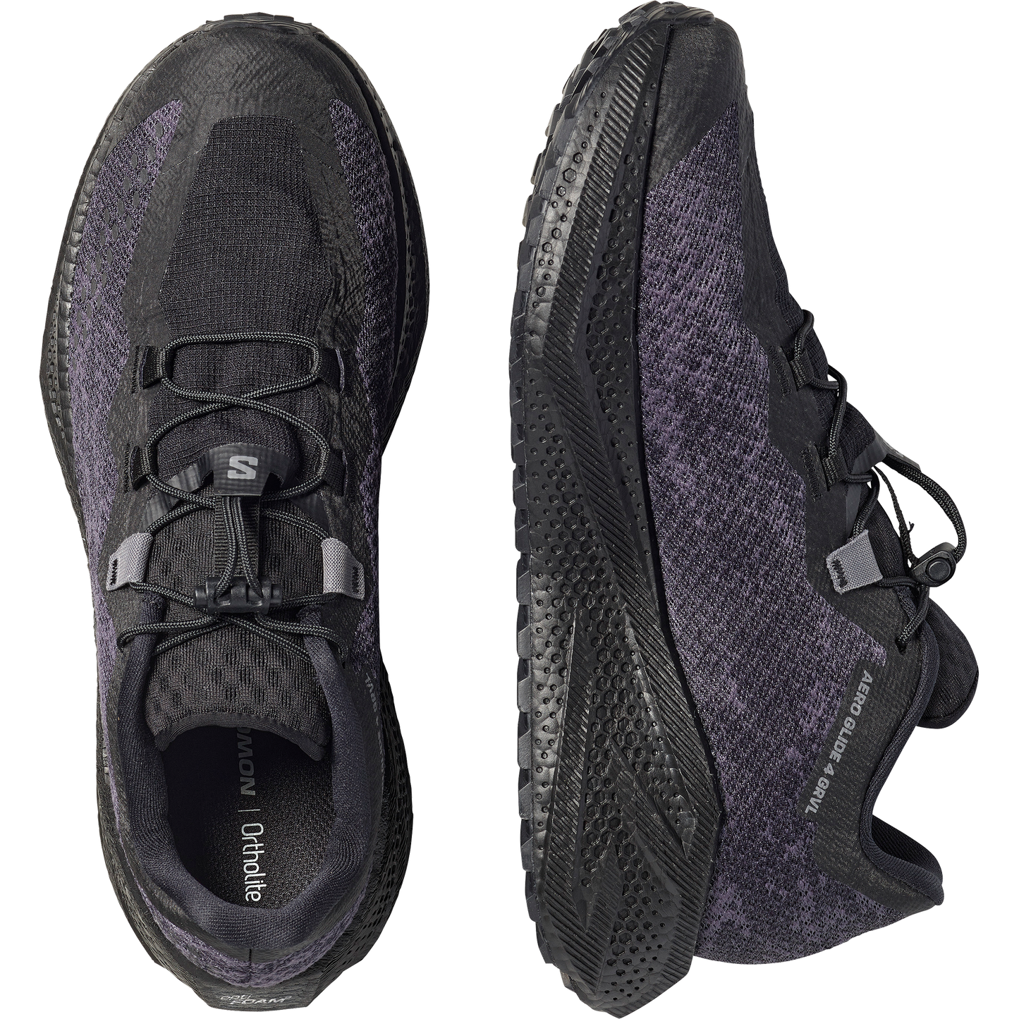 Salomon Aero Glide 4 GRVL | Black / Asphalt / Black | Mens