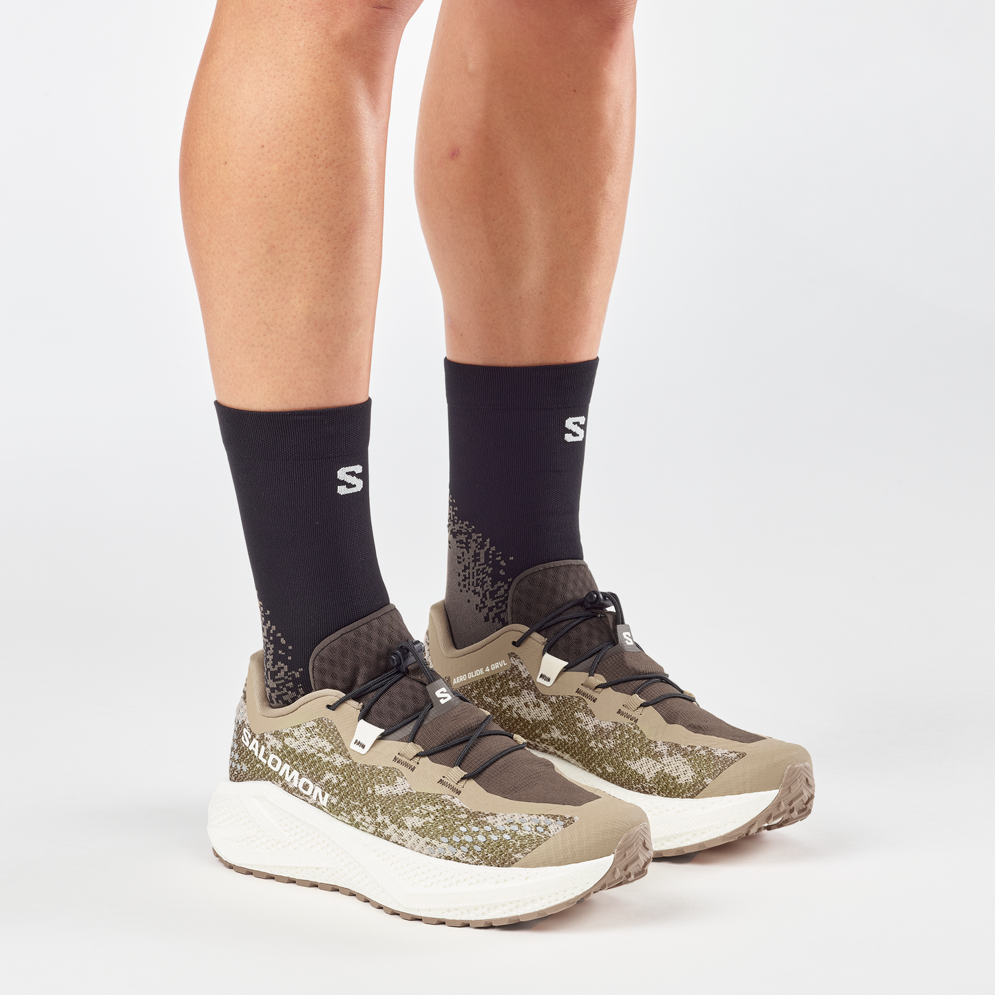 Salomon Aero Glide 4 GRVL | Safari / Vanilla Ice / Earth Brown | Mens