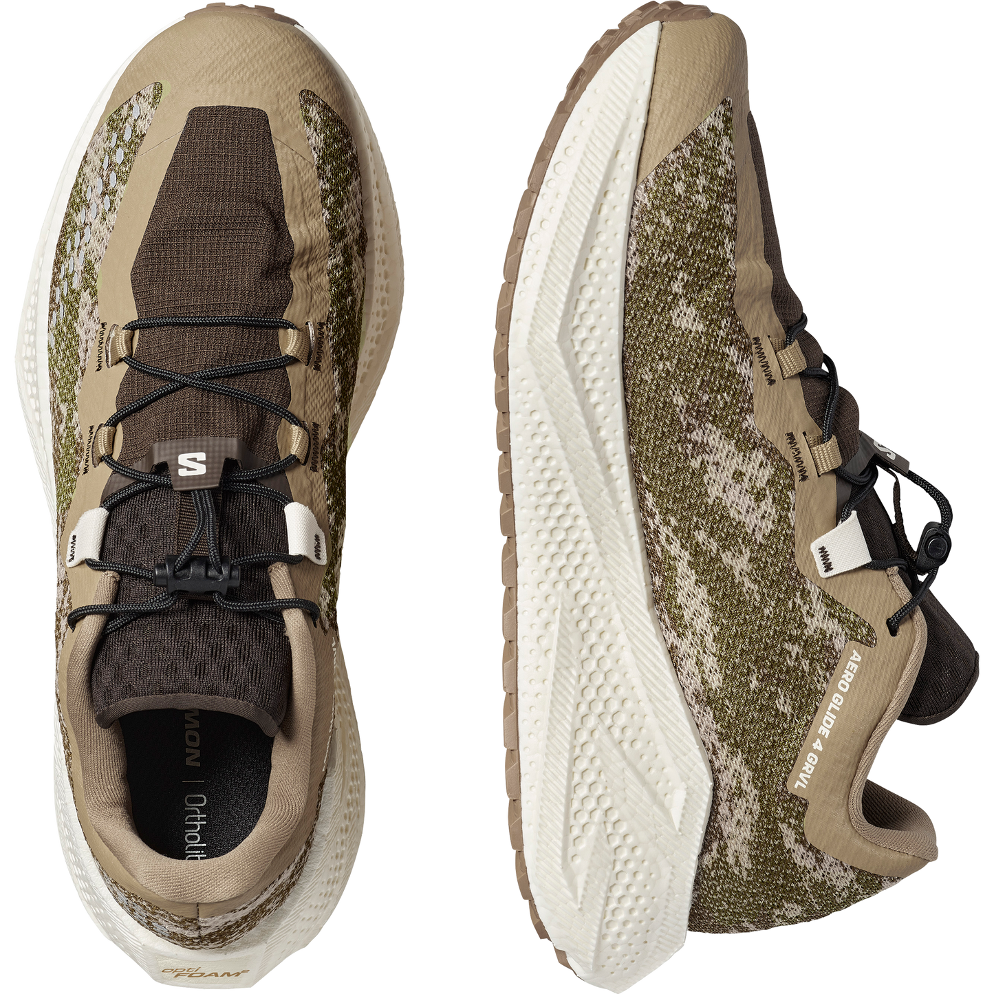 Salomon Aero Glide 4 GRVL | Safari / Vanilla Ice / Earth Brown | Mens