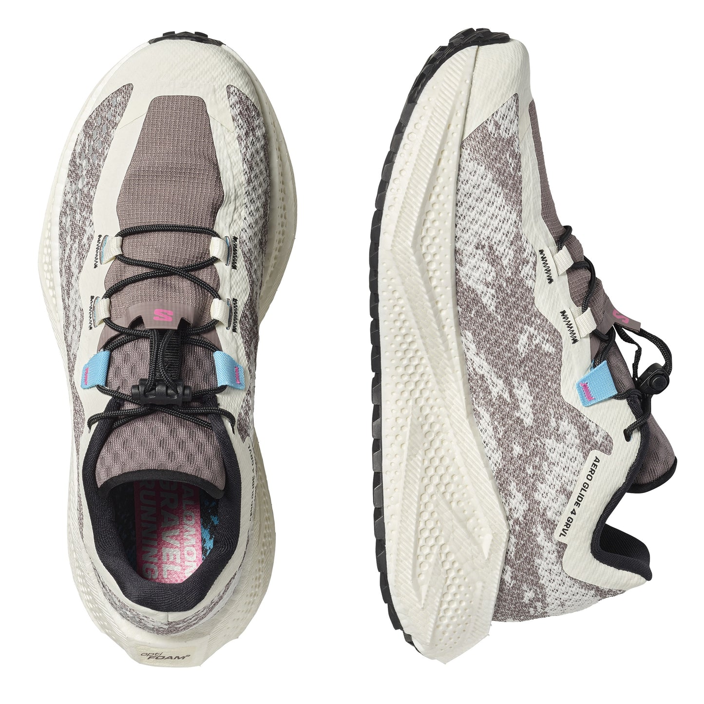 Salomon Aero Glide 4 GRVL | Vanilla Ice / Black / Iron | Womens