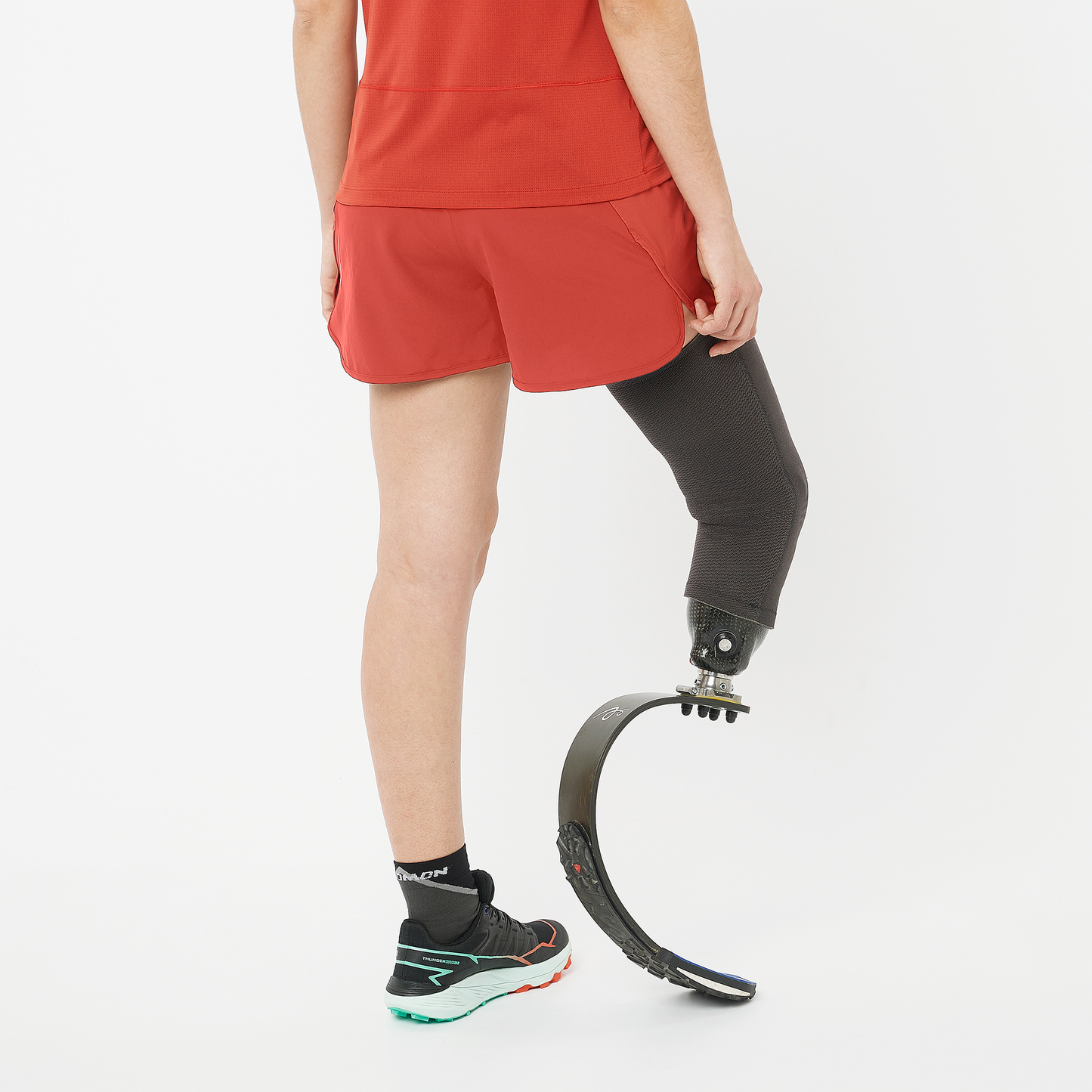 Salomon Cross 2in1 Shorts | Tandoori Spice | Womens