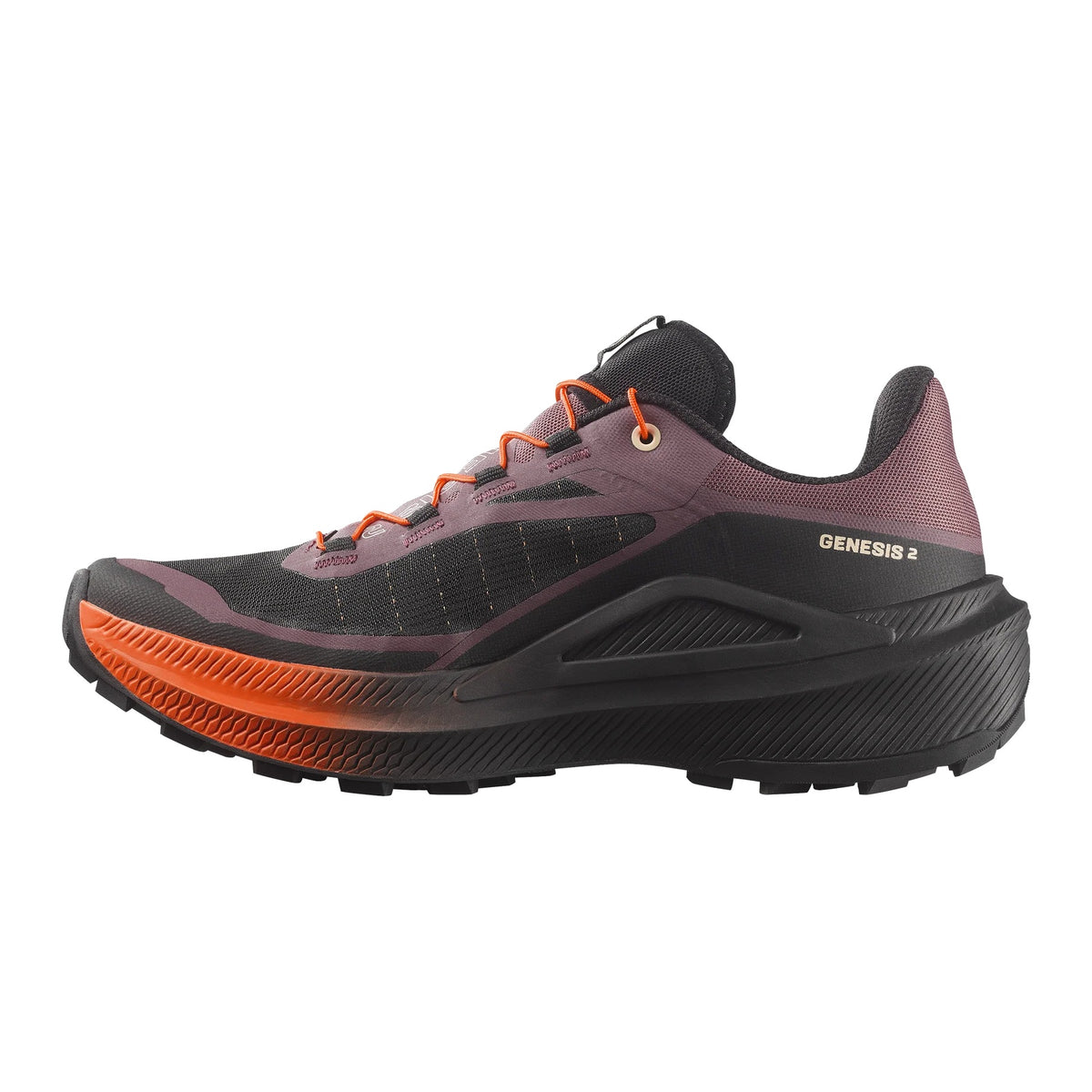 Salomon Genesis 2 | Huckleberry / Black / Red Orange | Womens