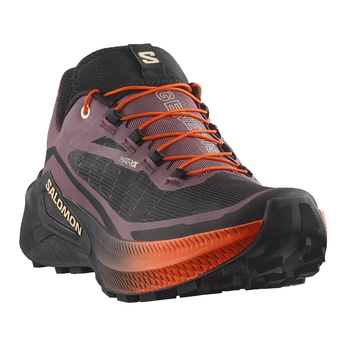 Salomon Genesis 2 | Huckleberry / Black / Red Orange | Womens