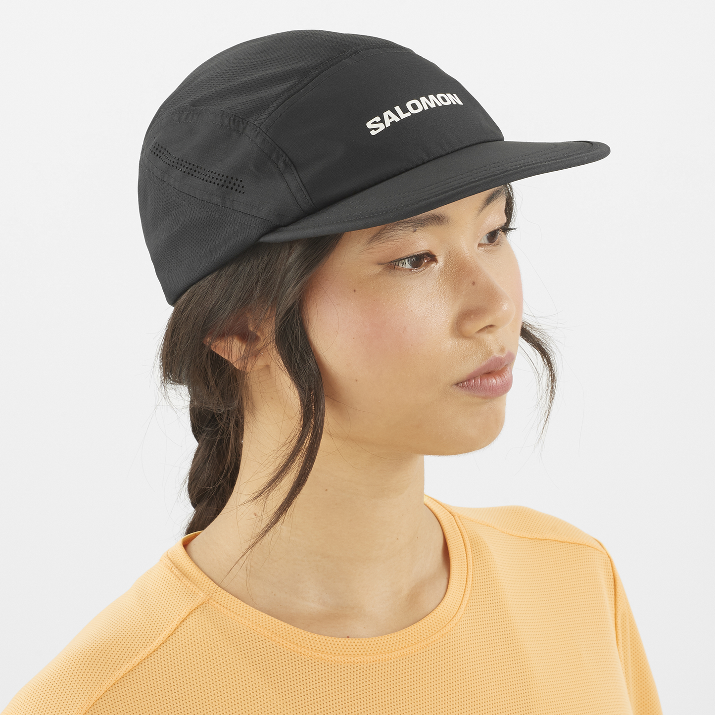 Salomon SHKout 7 Panel Cap | Deep Black