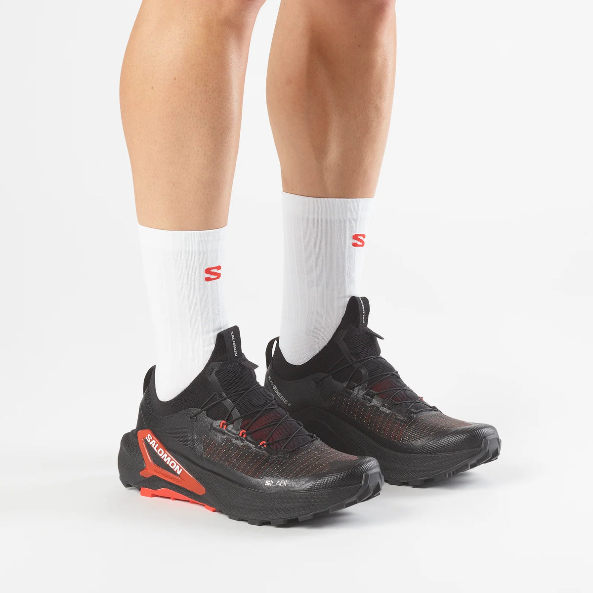 Salomon S/Lab Genesis 2 | Black / Black / Fiery Red | Unisex