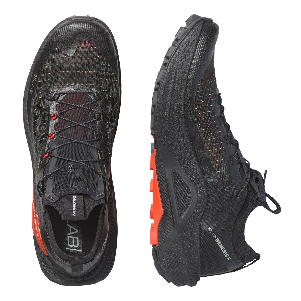 Salomon S/Lab Genesis 2 | Black / Black / Fiery Red | Unisex
