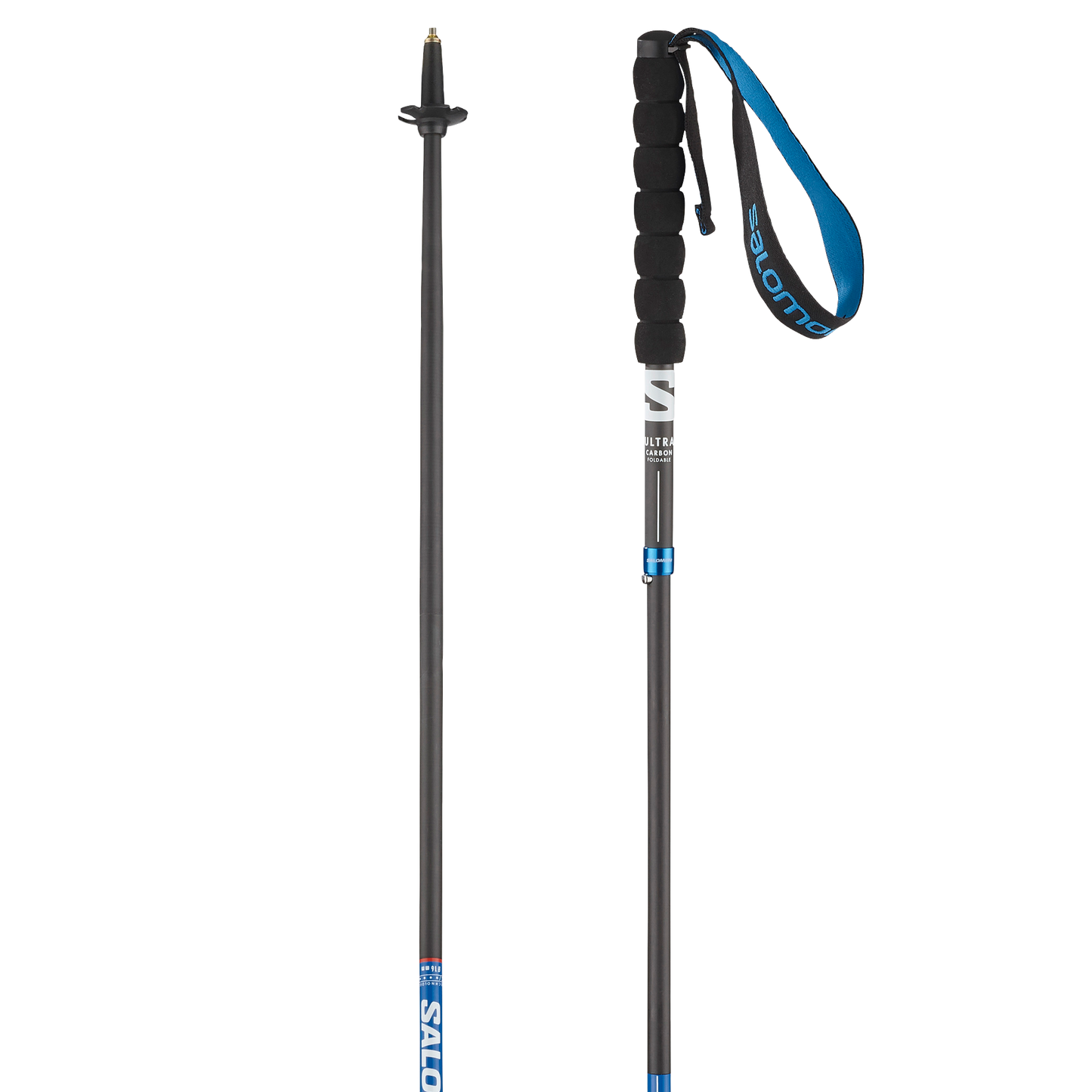Salomon Ultra Carbon Foldable Poles | Blue