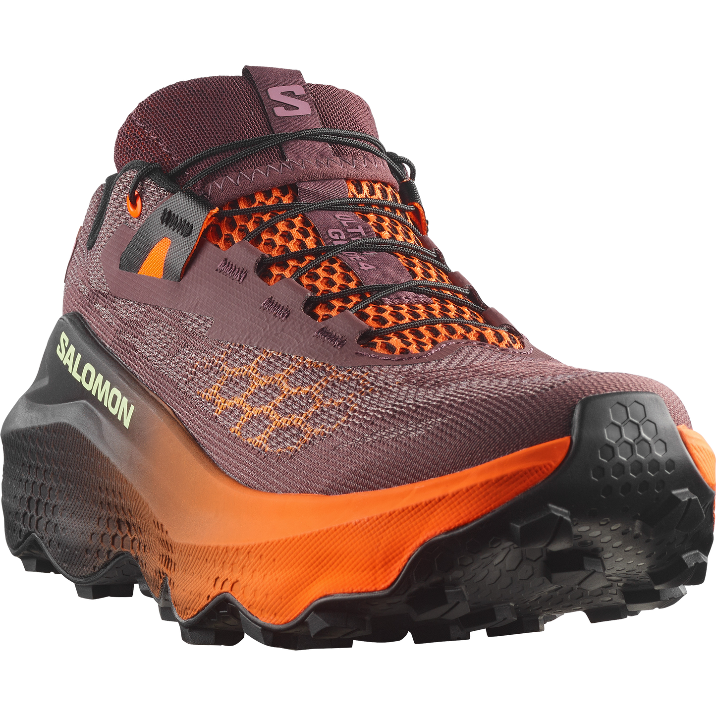 Salomon Ultra Glide 4 | Huckleberry / Black / Red Orange | Womens