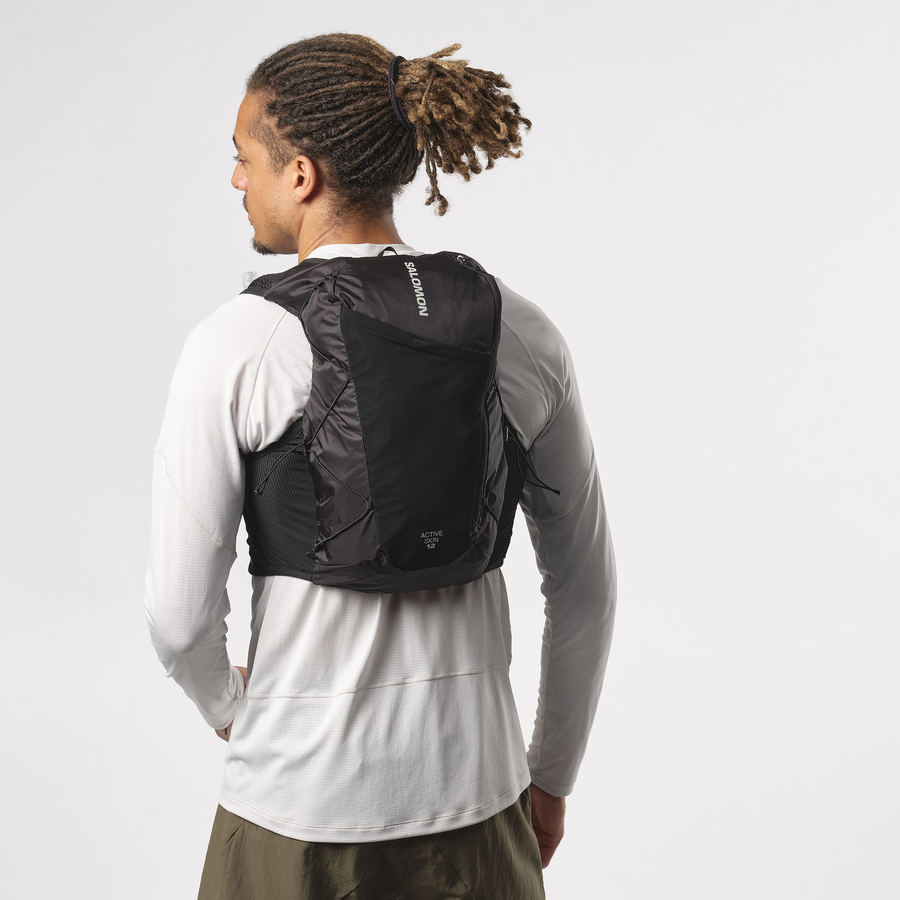 Salomon Active Skin 12 Set | Running Hydration Bags and Packs Salomon Active Skin 12 Set | Running Hydration Bags and Packs
