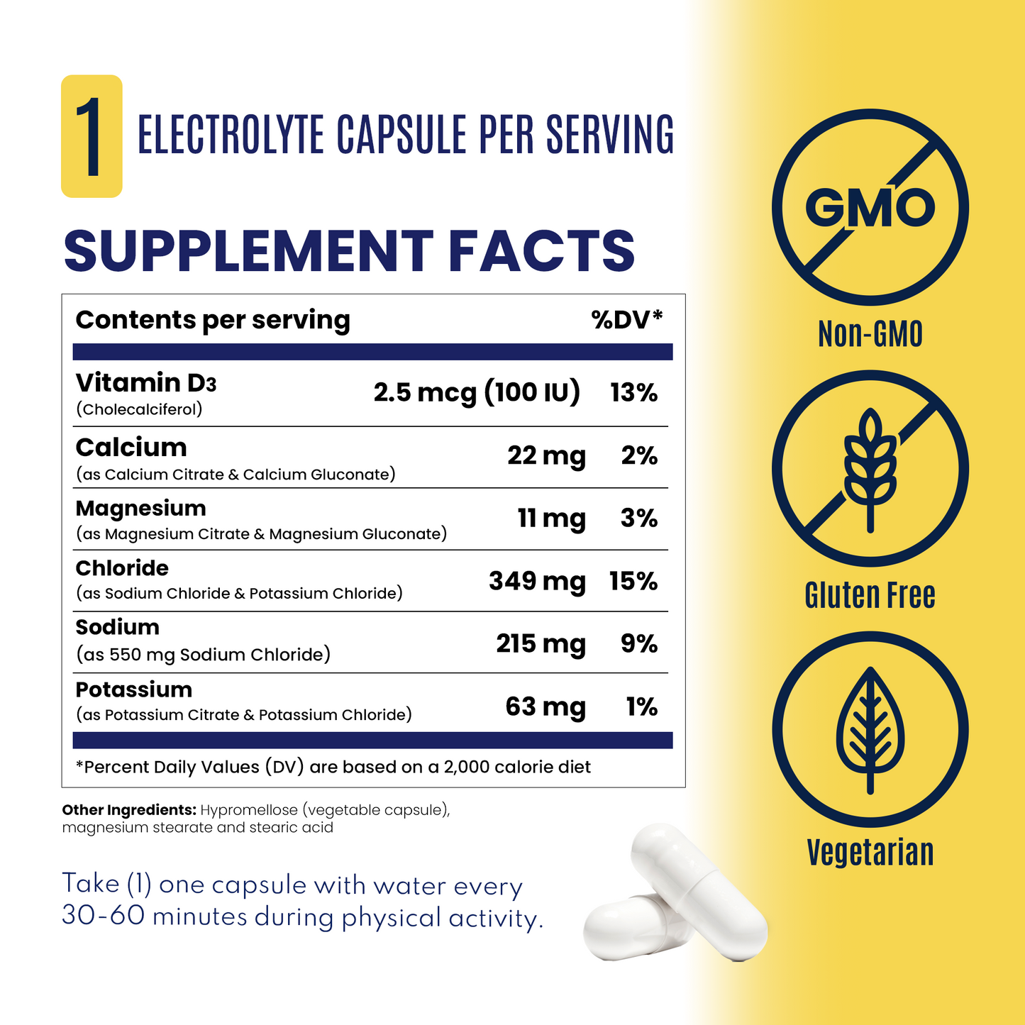 SaltStick Electrolyte Capsules | Bottle of 100