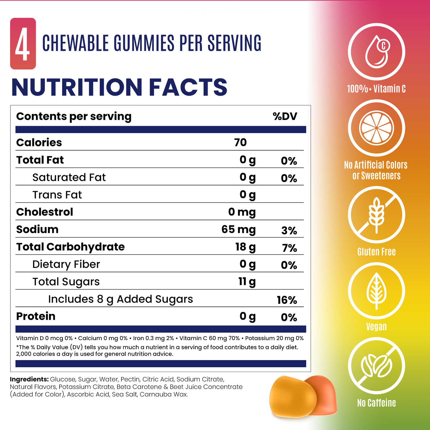 SaltStick Energy Gummies | OMG! (Orange, Mango, Guava)