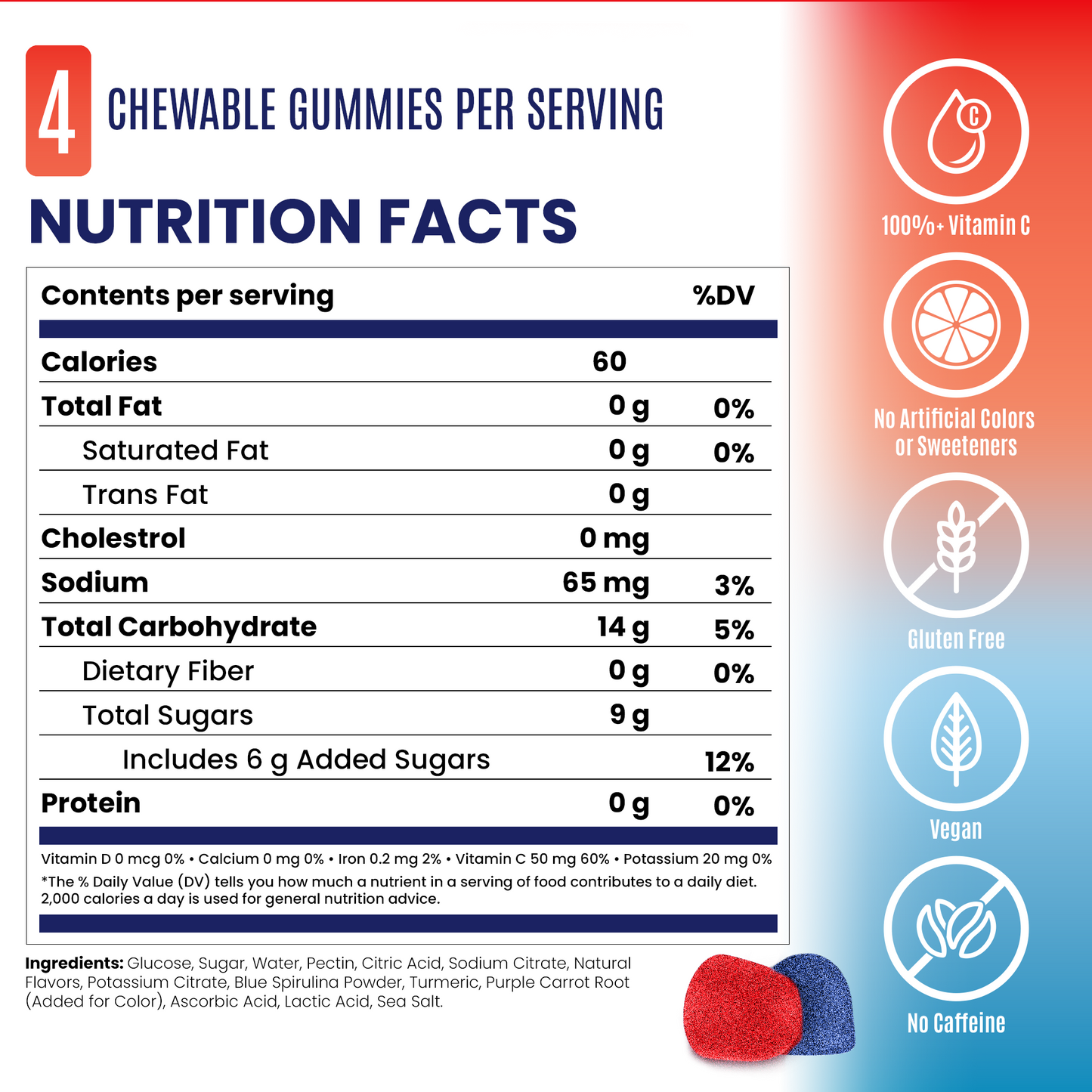 SaltStick Energy Gummies | Sour Pop Rocket