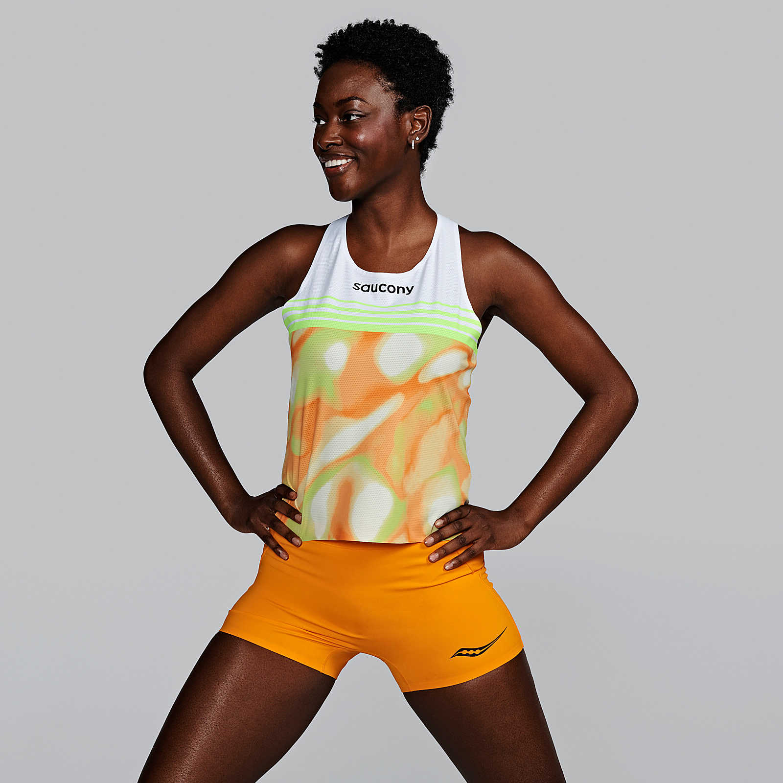 Sleeveless Saucony Tops Saucony Stopwatch Graphic Womens Running