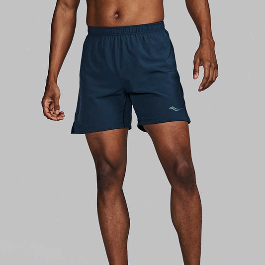 Saucony Outpace 5" Shorts | Navy | Mens