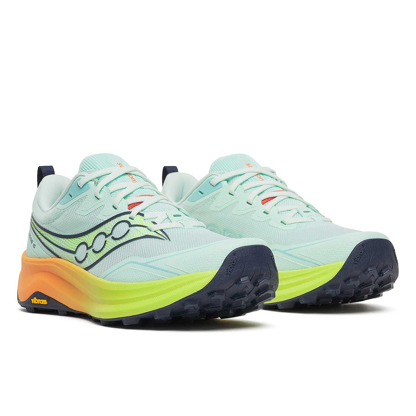 Saucony Peregrine 16 | Aqua / Citron | Womens