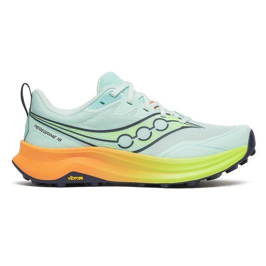 Saucony Peregrine 16 | Aqua / Citron | Womens