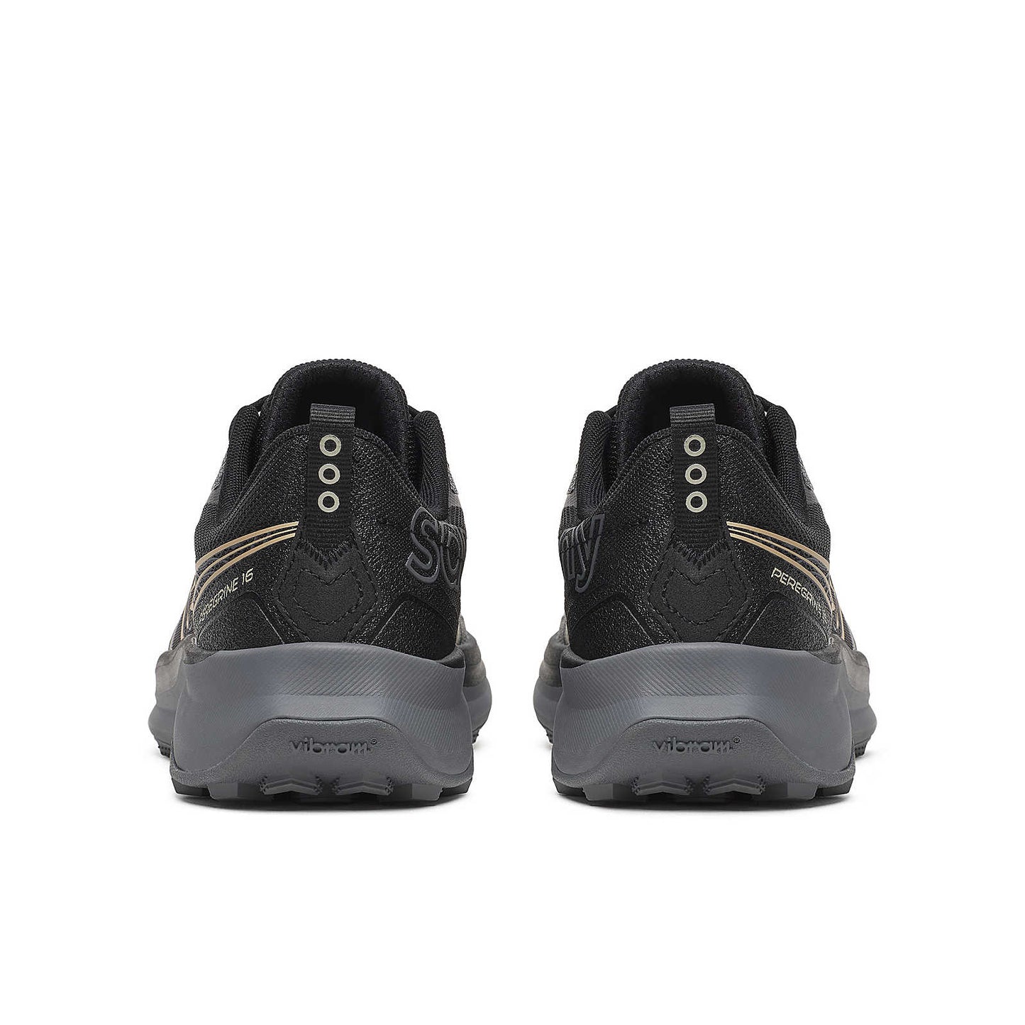 Saucony Peregrine 16 Wide | Black / Carbon | Womens