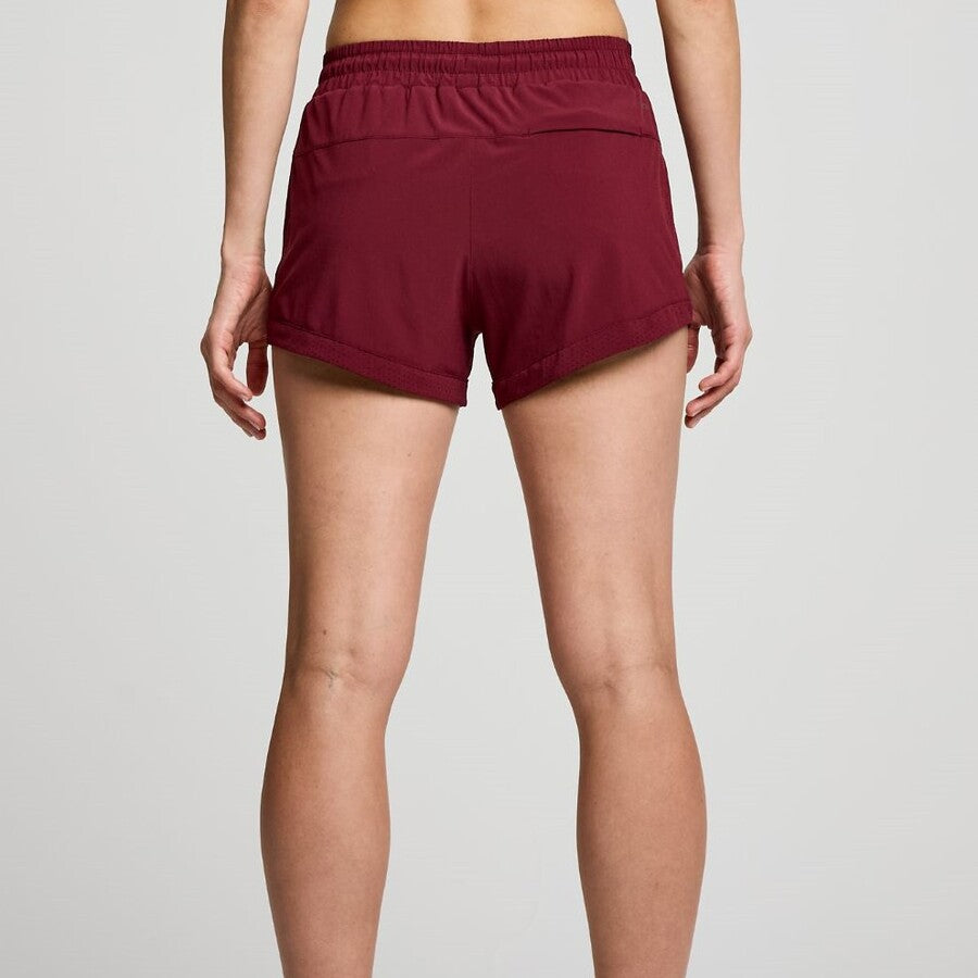 Saucony Outpace 3" Short | Sundown | Womens