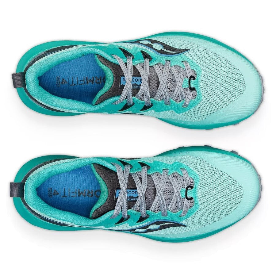 Saucony Peregrine 14 Mint Shadow Womens The Trail Co
