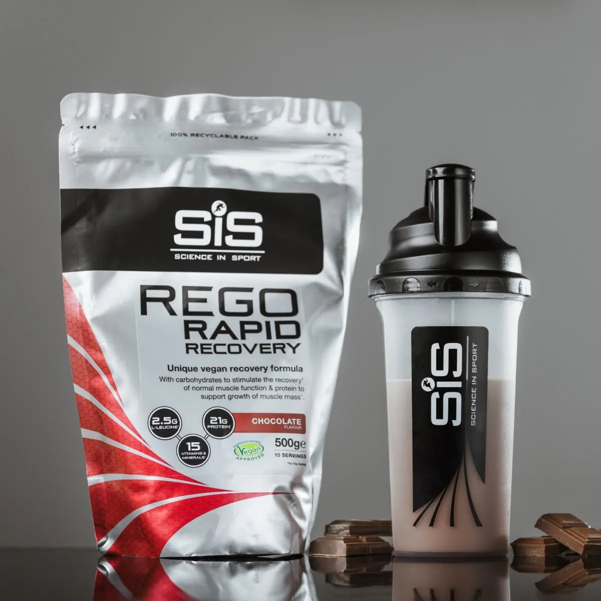 SiS REGO Rapid Recovery Powder | 500g Bag | Chocolate