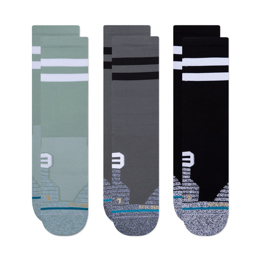 Stance Franchise Crew | Medium Cushion | Crew Length | Multi 3 Pack
