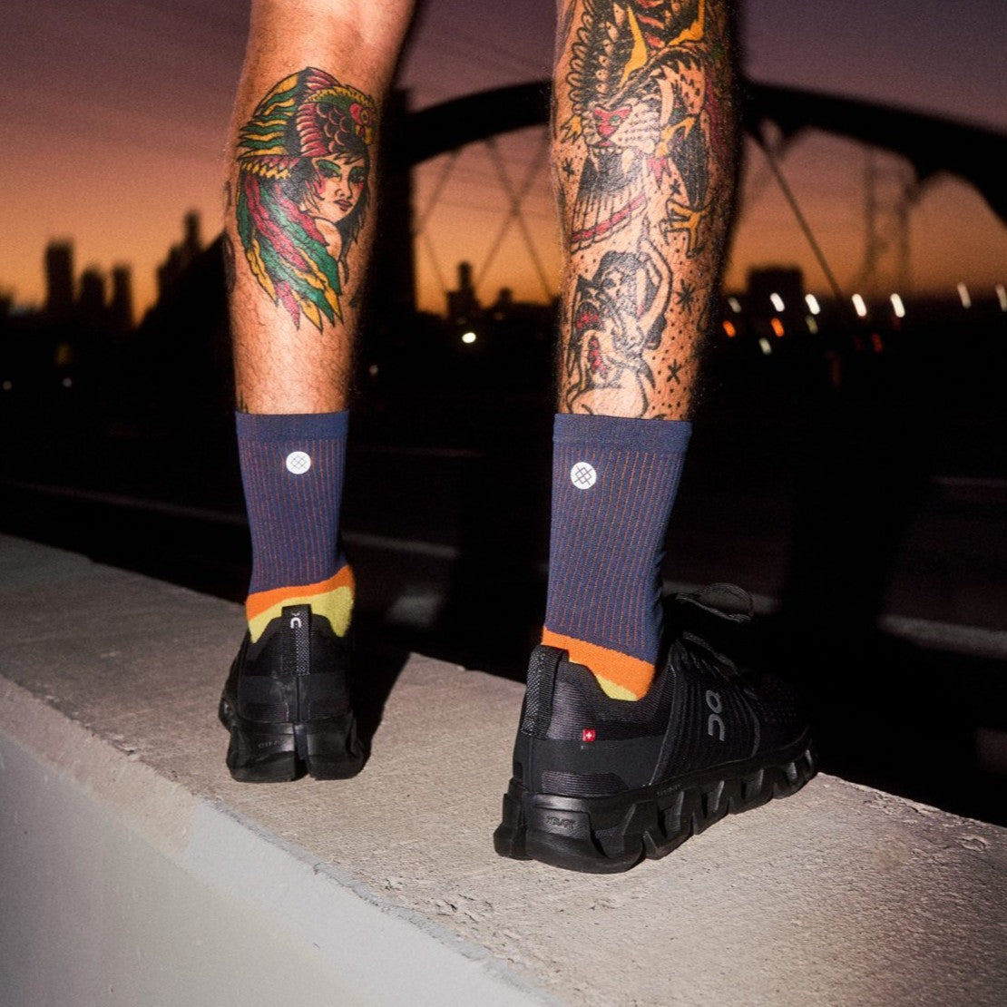 Stance Pace Socks | Light Cushion | Crew Length | Turbulence